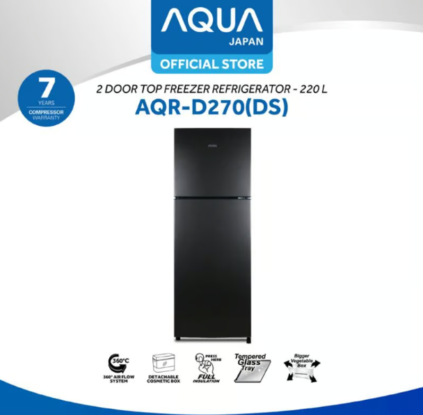 Kelebihan dan Kekurangan Kulkas Aqua AQR D270